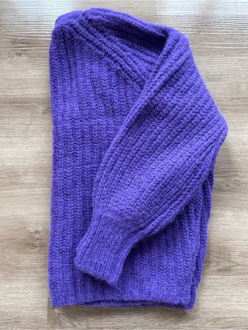 NWOT 🇫🇷 Sézane Basile Cardigan Sweater Purple